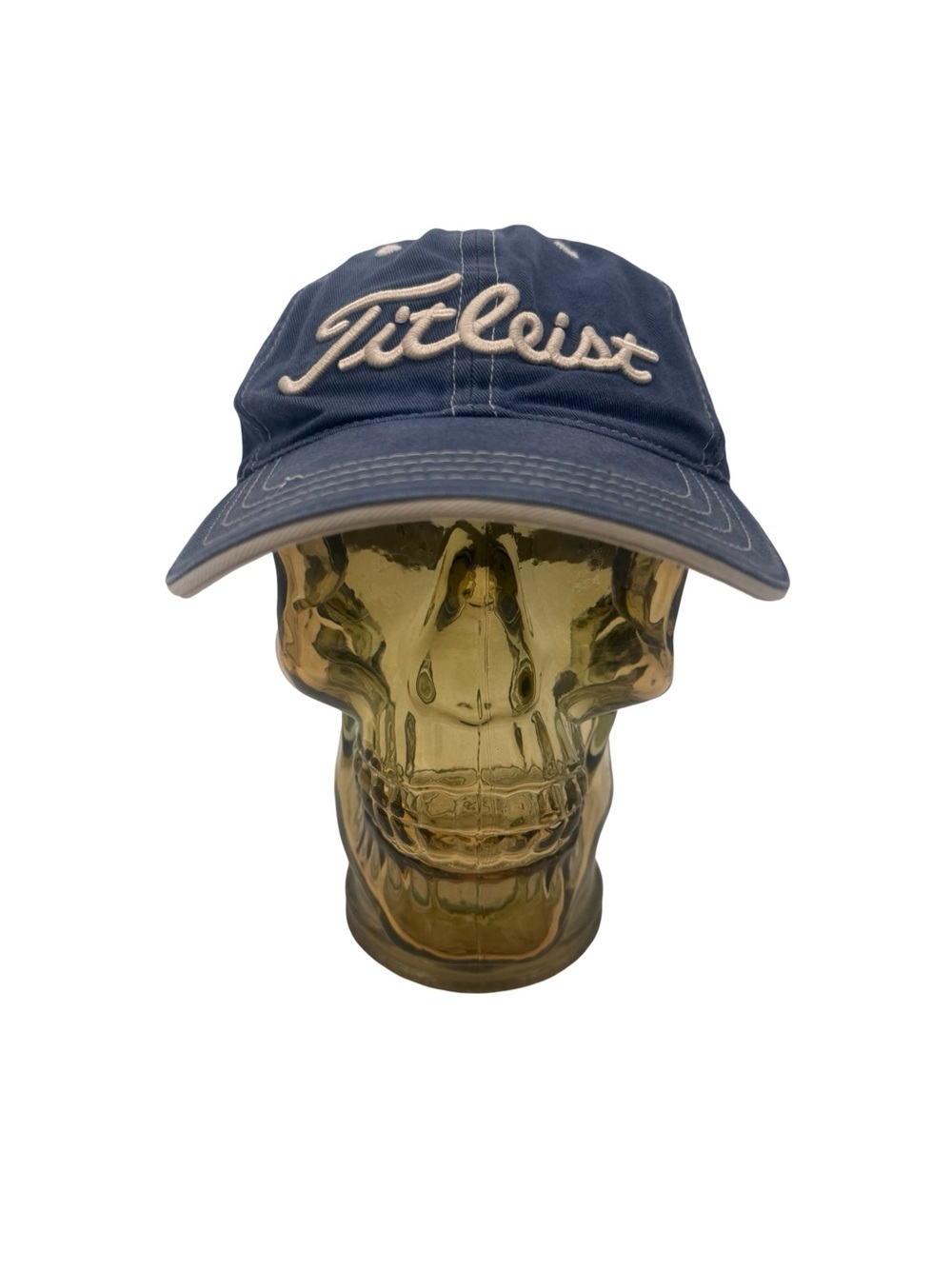 Titleist Navy Adjustable Golf Hat Embroidered Script Logo